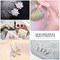 150 PCS/75 Pairs 925 Sterling Silver Earring Hooks ,Ear Wires Fish Hooks,500pcs Hypoallergenic Earring Making kit with Jump Rings and Clear Silicone Backs Stoppers (Silver)